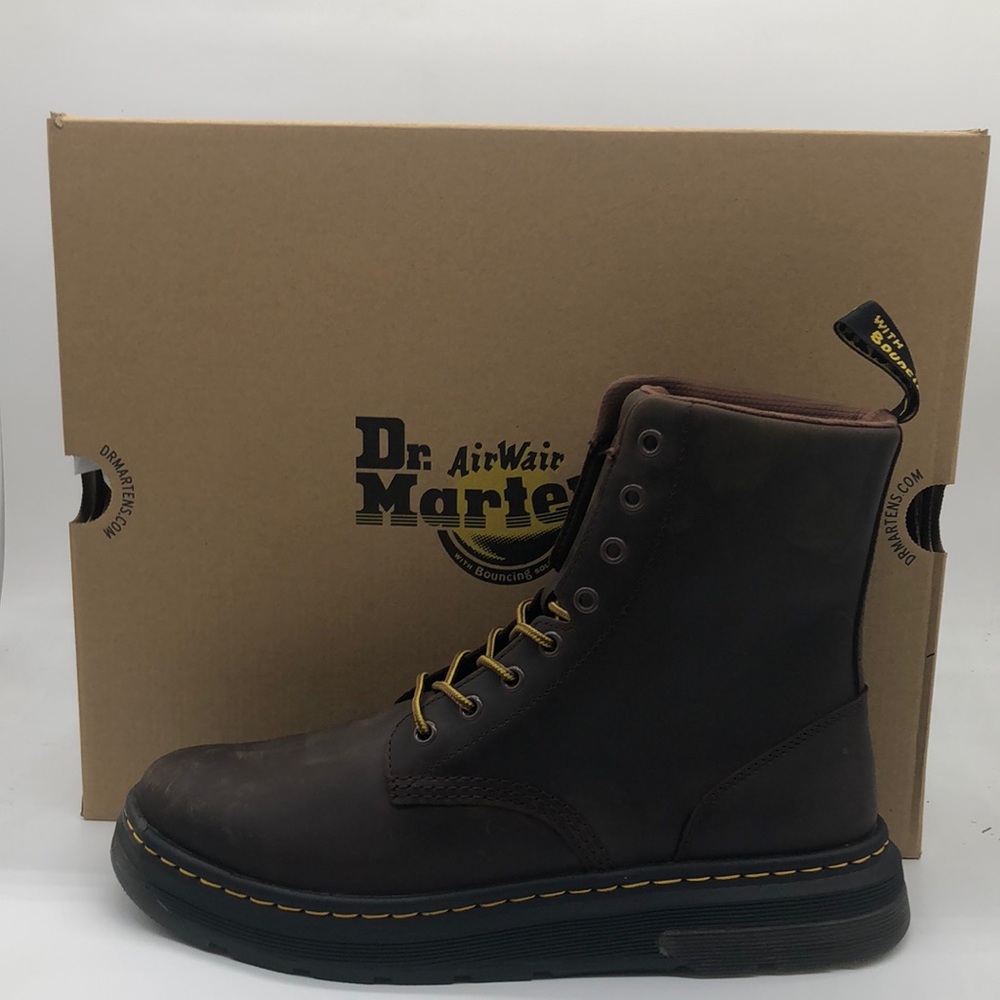 Mens Dr. martens Brown/Black Crewson 31368201 NWB